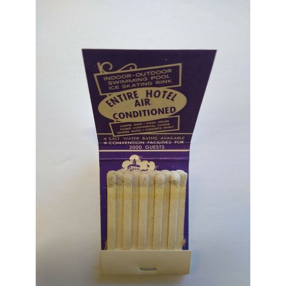 Hotel Shelburne Feature Matchbook Atlantic City Vintage NOS Unused 2 Full Packs - Picture 8 of 10